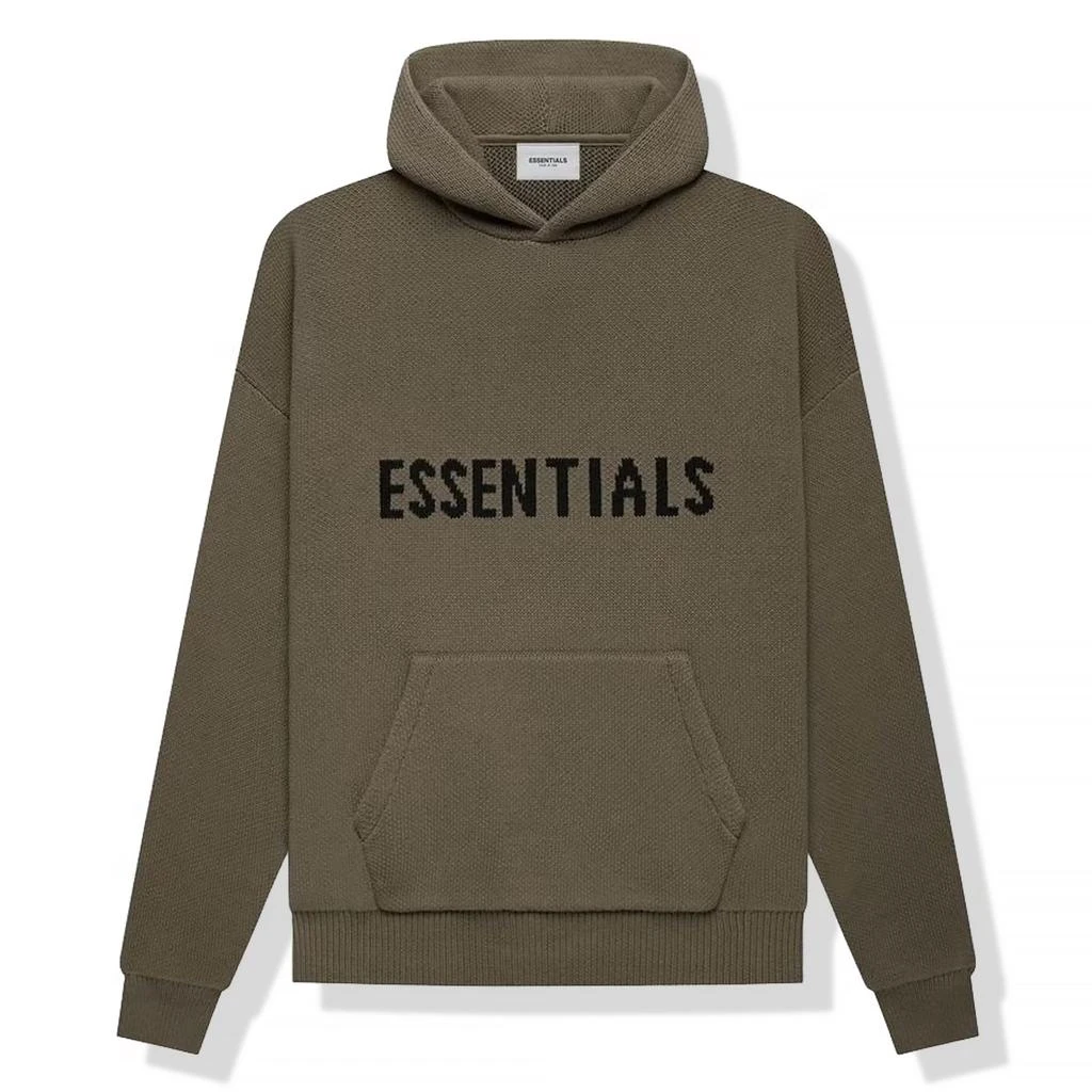 商品Essentials|Fear Of God Essentials Harvest Knit Hoodie (Fall '21),价格¥3235,第1张图片