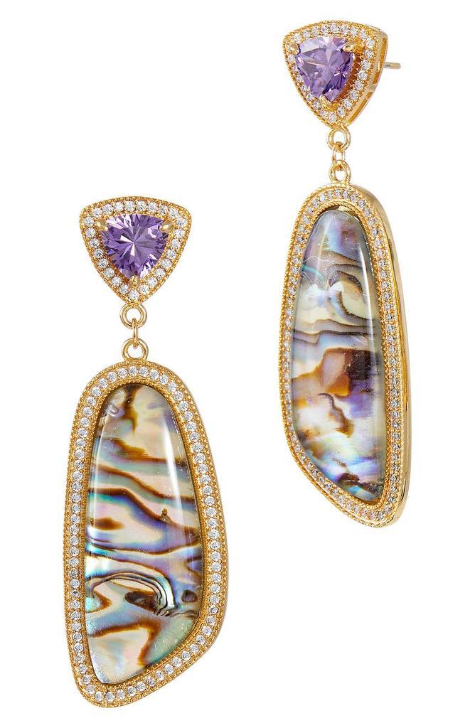 商品Savvy Cie Jewels|Mother of Pearl Drop Earrings,价格¥544,第1张图片