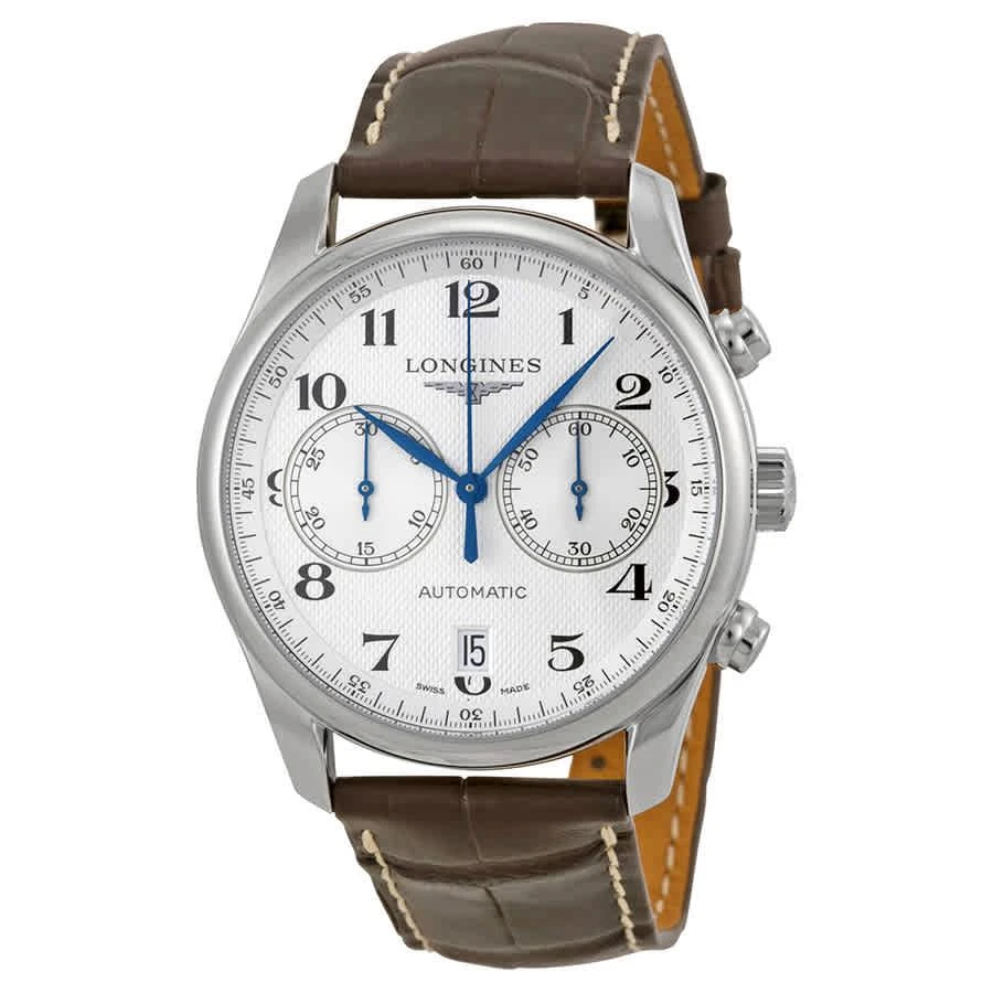 商品Longines|Master Chronograph Silver Dial Men's Watch L26294783,价格¥16932,第1张图片