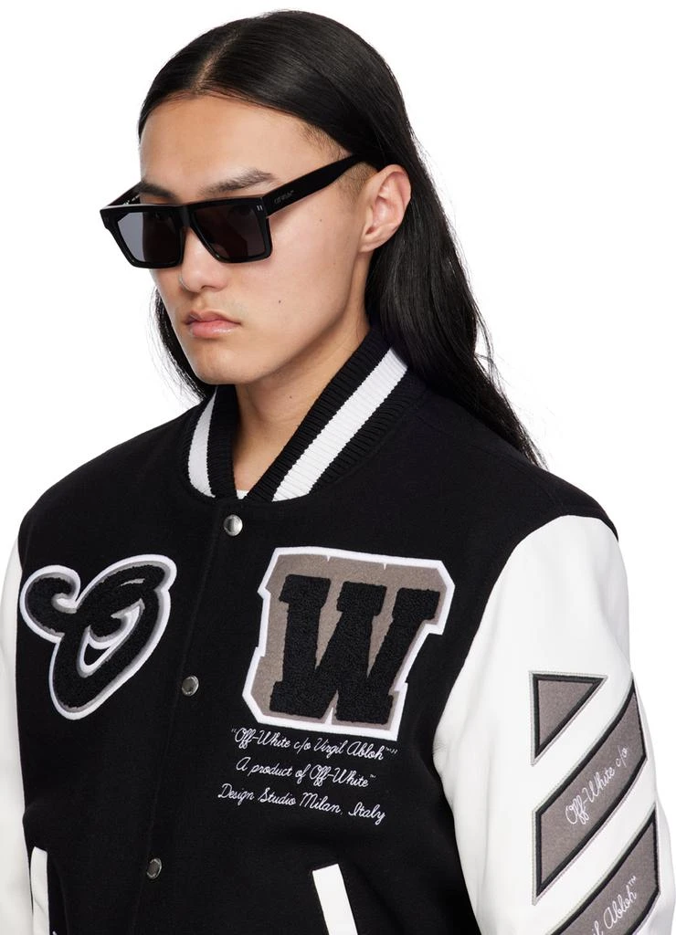 商品Off-White|Black Lawton Sunglasses,价格¥2434,第4张图片详细描述