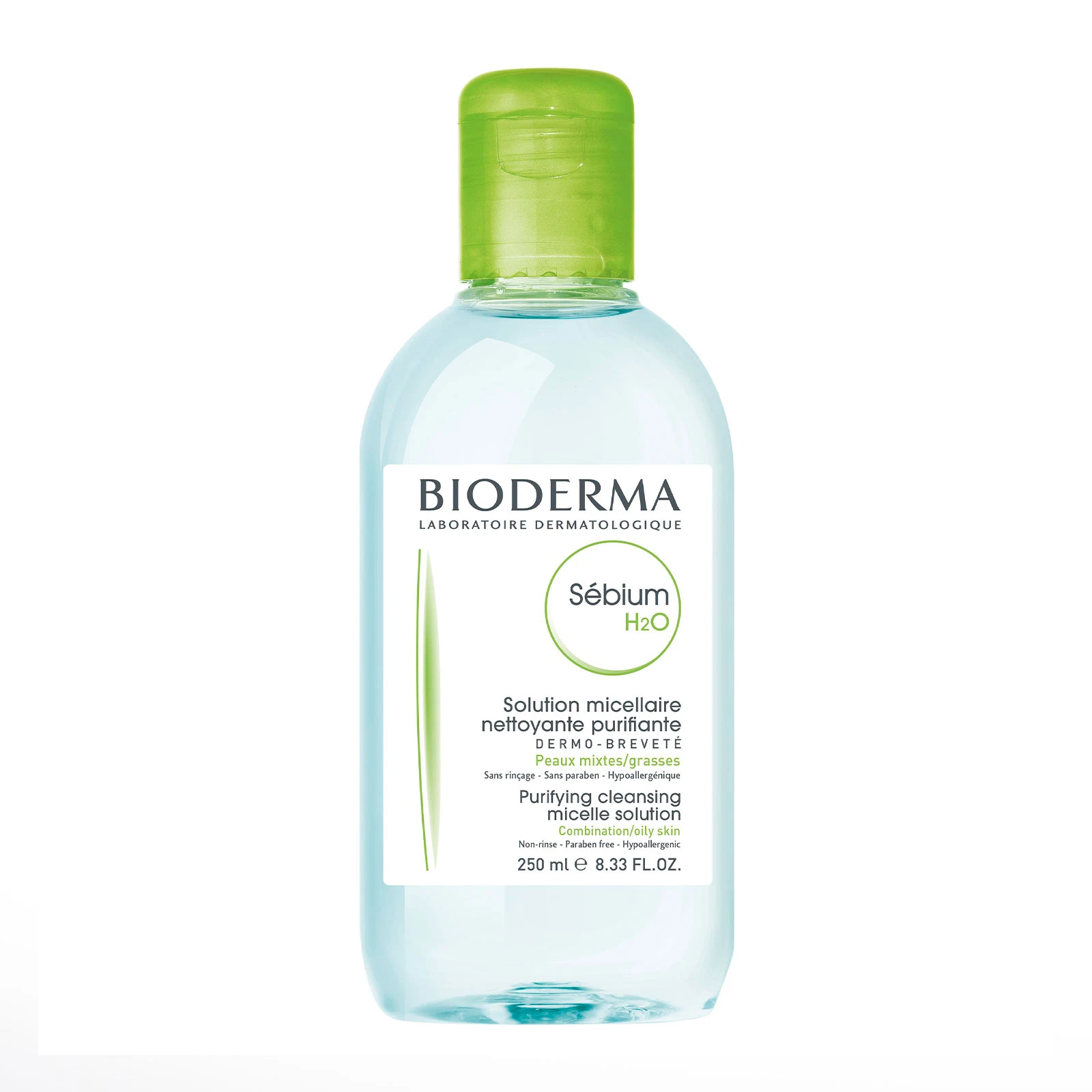 商品Bioderma|BIODERMA 贝德玛 净妍控油洁肤液/卸妆水 蓝水 250ml,价格¥127,第1张图片