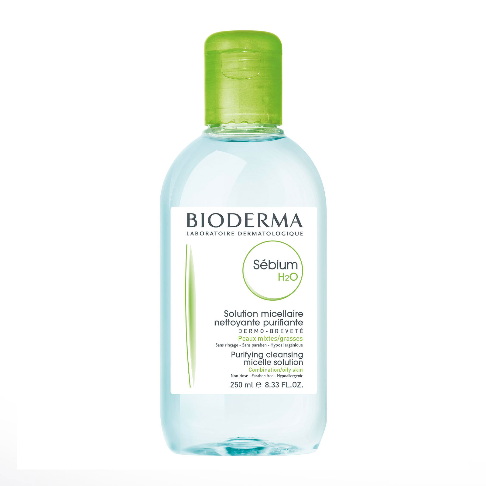 商品Bioderma|BIODERMA 贝德玛 净妍控油洁肤液/卸妆水 蓝水 250ml,价格¥101,第1张图片