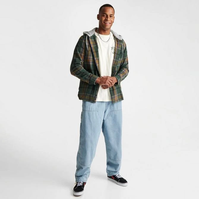 商品Vans|Vans Lopes Long-Sleeve Hooded Flannel Shirt,价格¥222,第2张图片详细描述