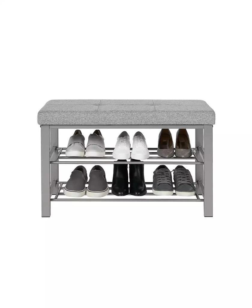 商品Neatfreak|Fabric Upholstered Shoe Storage Bench,价格¥997,第2张图片详细描述