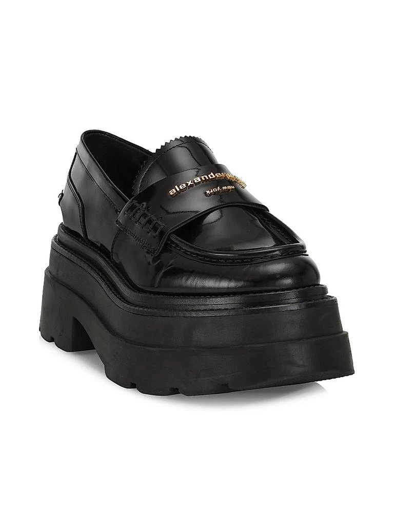 商品Alexander Wang|Carter Leather Platform Loafers,价格¥5203,第2张图片详细描述