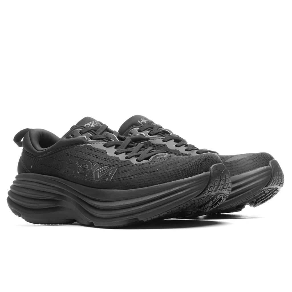 商品Hoka One One|Bondi 8 - Black/Black,价格¥1238,第2张图片详细描述