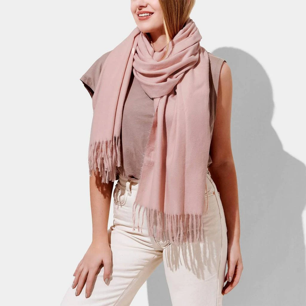 商品The Hut|Katie Loxton Blanket Fringe Knit Scarf,价格¥244,第2张图片详细描述