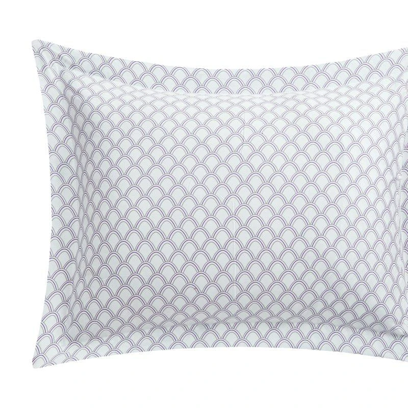 商品Chic Home Design|Aylett 5 Piece Reversible Comforter Set 100% Cotton Large Floral Design Geometric Scale Pattern Print Bedding QUEEN,价格¥1765,第2张图片详细描述