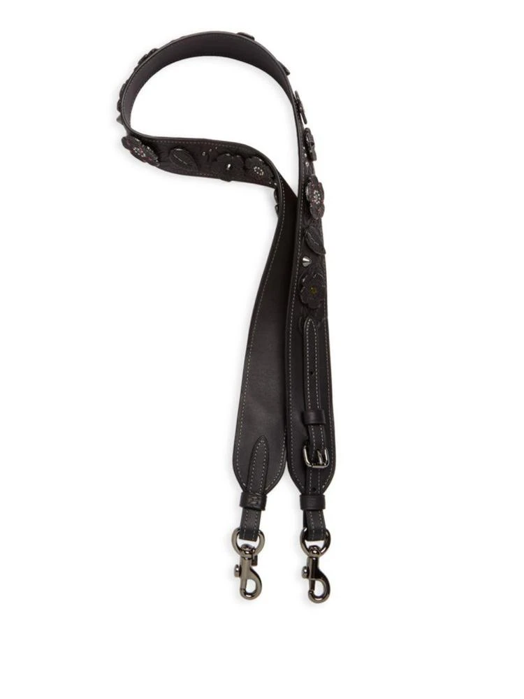 商品Coach|Flower Leather Strap,价格¥835,第1张图片