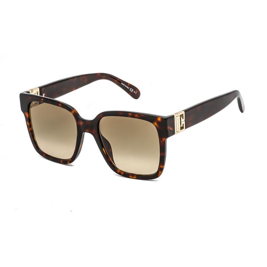商品Givenchy|Brown Gradient Square Ladies Sunglasses GV 7141/G/S 0086/HA 53,价格¥976,第1张图片
