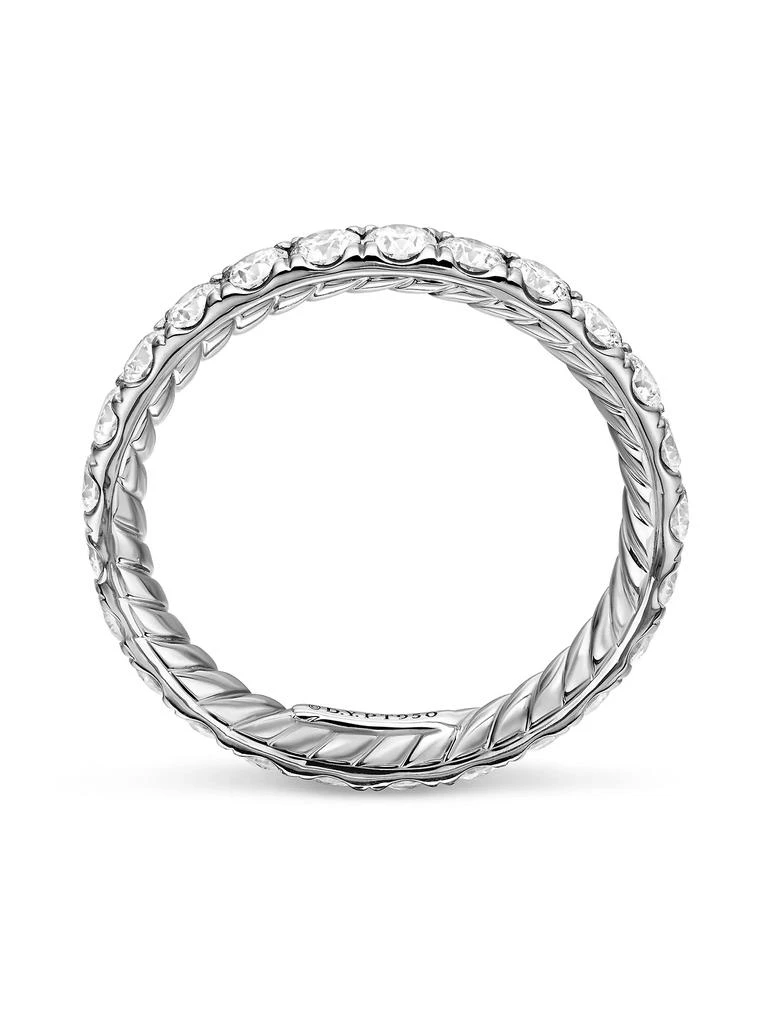 商品David Yurman|DY Eden Band Ring in Platinum,价格¥36745,第4张图片详细描述