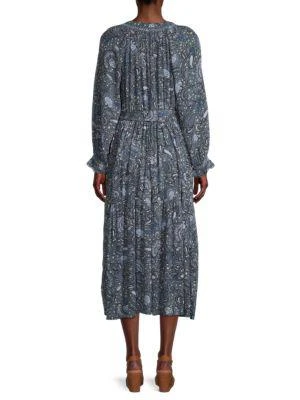 商品Democracy|Crochet-Trim Paisley Print Dress,价格¥202,第2张图片详细描述