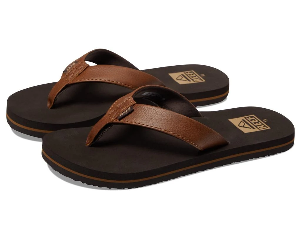 商品Reef|Reef Kids Twinpin Flip Flop (Little Kid/Big Kid),价格¥172,第1张图片