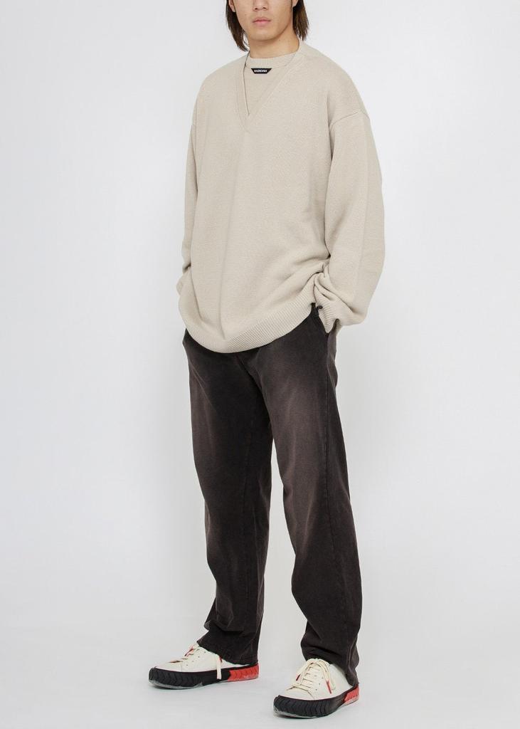 Balenciaga Wool Flatground V-Neck Sweater商品第3张图片规格展示