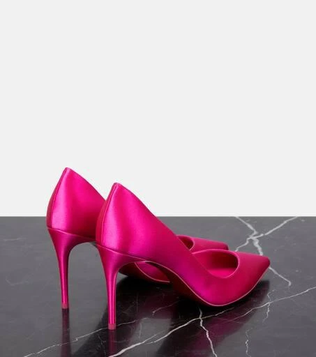 商品Christian Louboutin|Iriza 85真丝缎布高跟鞋,价格¥8225,第3张图片详细描述