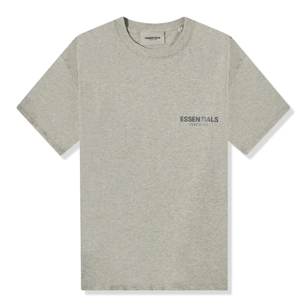 商品Essentials|Fear Of God Essentials Core Collection Dark Heather Oatmeal T-Shirt,价格¥912,第1张图片