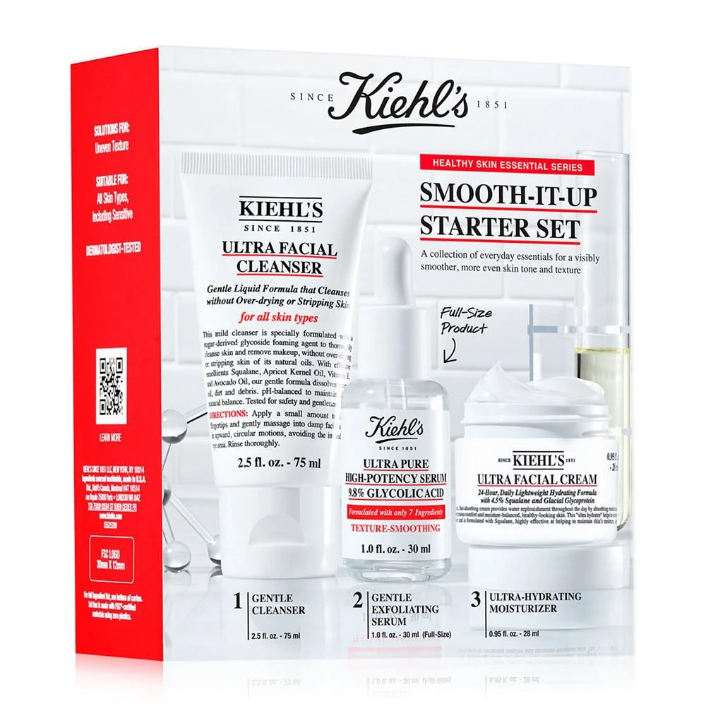 商品Kiehl's|3-Pc. Smooth-It-Up Skincare Starter Set,价格¥389,第3张图片详细描述