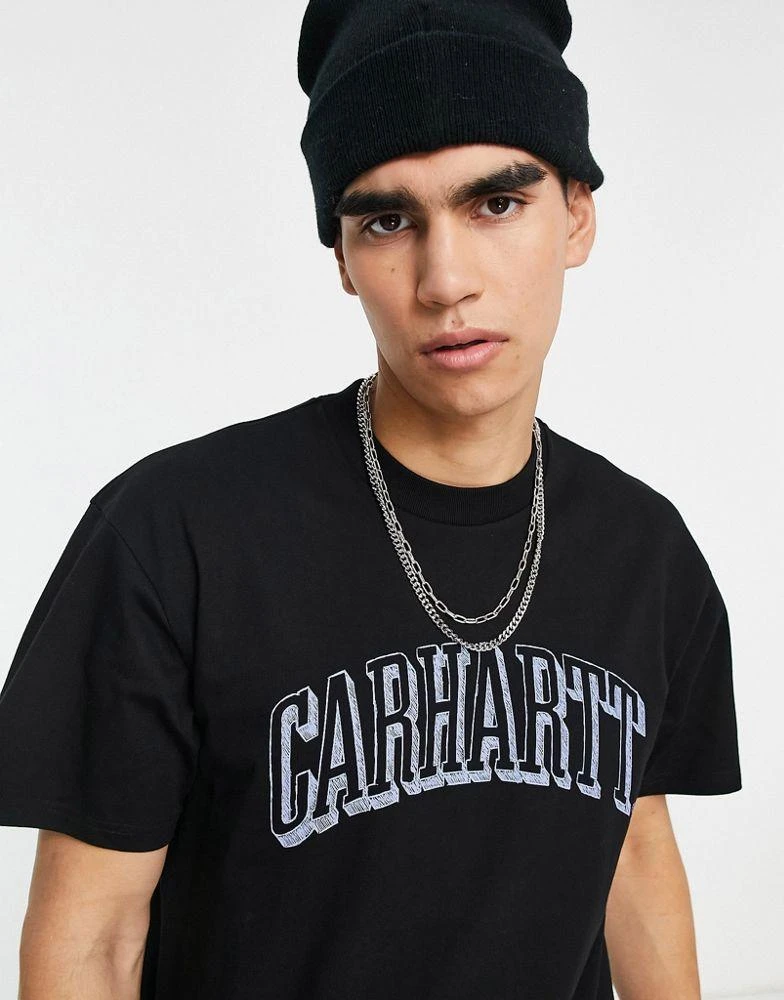 商品Carhartt WIP|Carhartt WIP scrawl t-shirt in navy,价格¥259,第3张图片详细描述