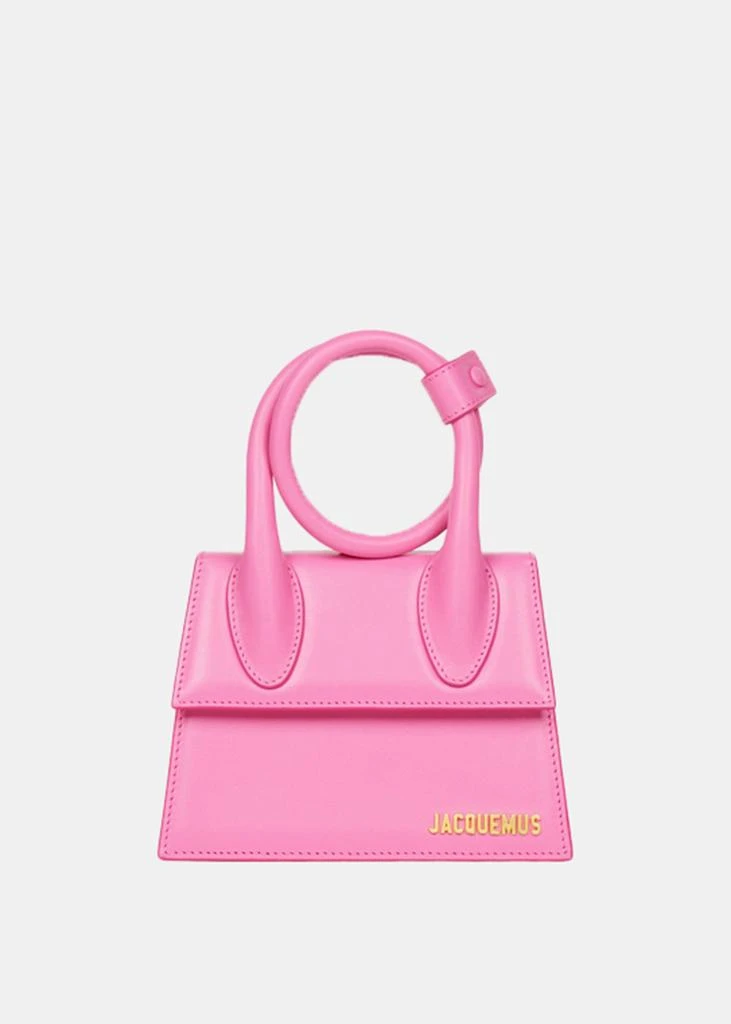 商品Jacquemus|Jacquemus Pink 'Le Chiquito Noeud' Coiled Bag,价格¥4946,第1张图片