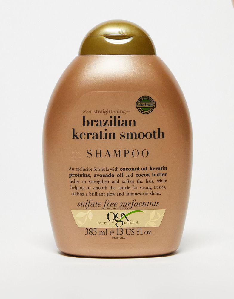 OGX Ever Straightening+ Brazilian Keratin Smooth Shampoo 385ml商品第1张图片规格展示