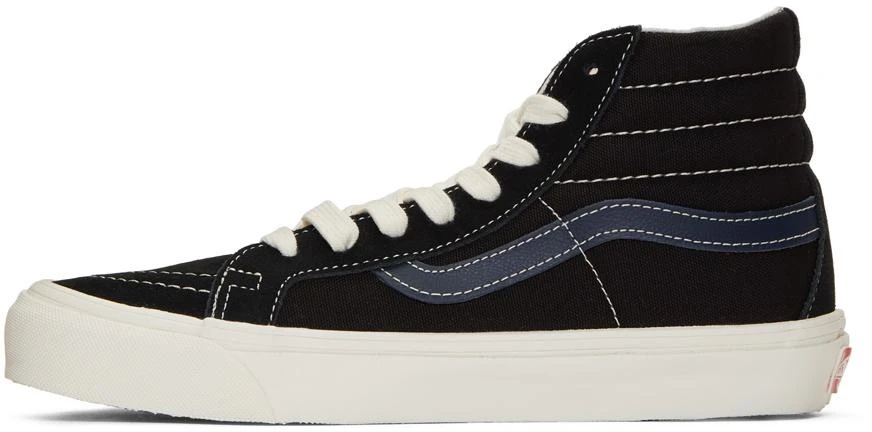 商品Vans|Black & Blue OG Sk8-Hi LX 滑板鞋,价格¥408,第3张图片详细描述