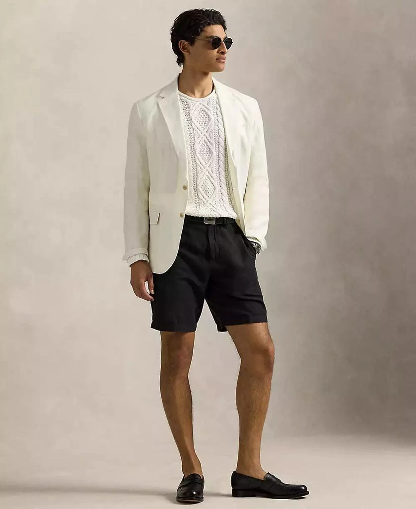 商品Ralph Lauren|Men's 8.5" Straight-Fit Linen Cotton Chino Shorts,价格¥292,第2张图片详细描述