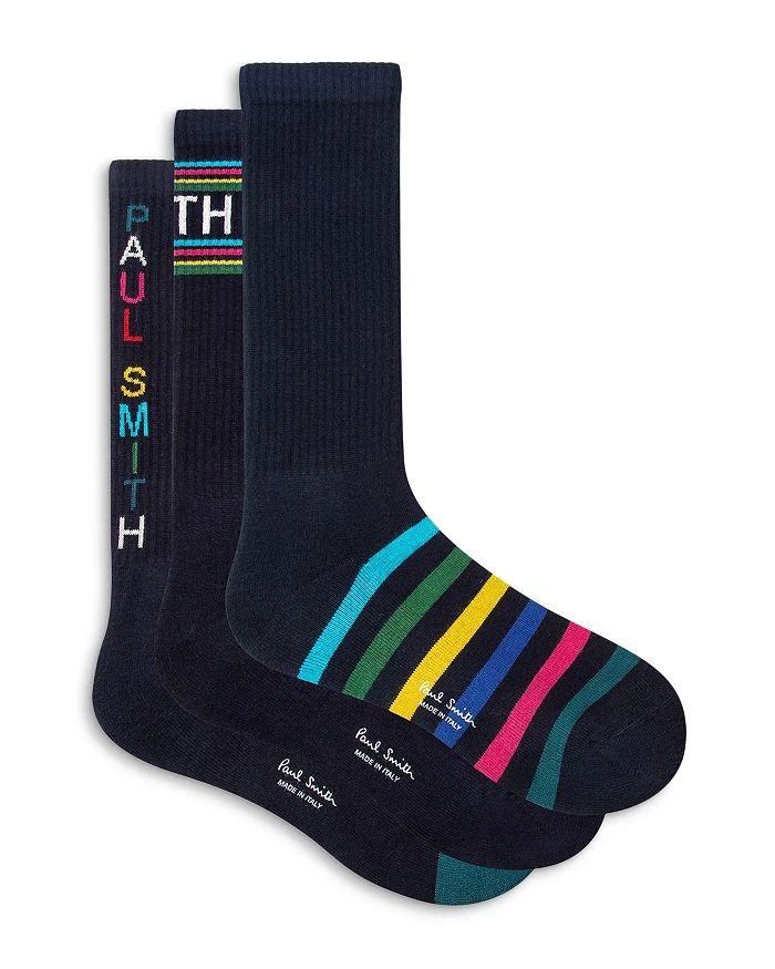 商品Paul Smith|Crew Socks, Set of 3,价格¥165,第1张图片
