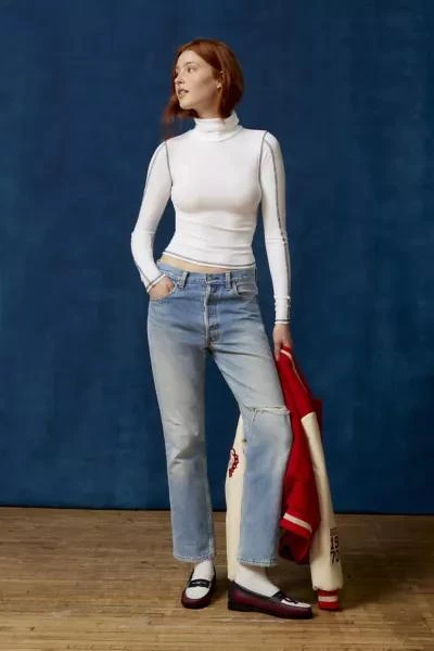 商品BDG|BDG Sierra Seamed Turtleneck Top,价格¥189,第2张图片详细描述