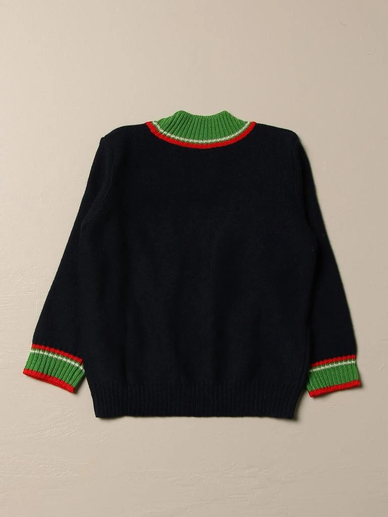 商品Gucci|Gucci wool cardigan with striped edges,价格¥2441,第2张图片详细描述