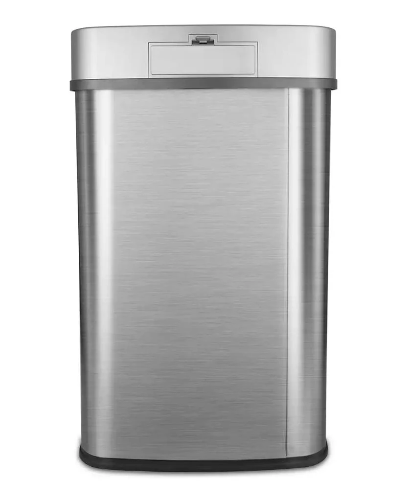 商品NINE STARS GROUP USA INC|Nine Stars 13.2 Gallon Stainless Steel Sensor Trash Can with Gun Metal Trim,价格¥605,第3张图片详细描述