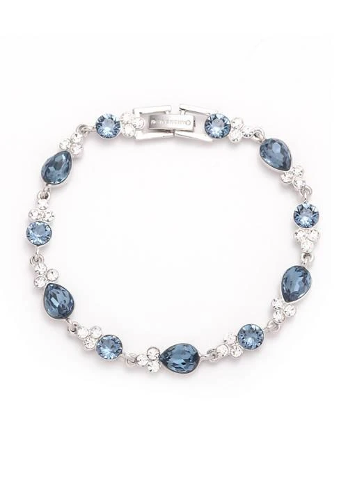 商品Givenchy|Silver Tone Crystal Flex Bracelet,价格¥348,第1张图片