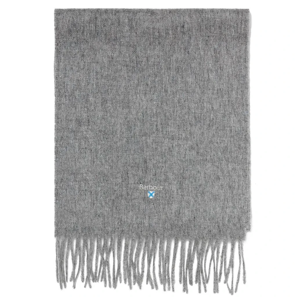 商品Barbour|Barbour Heritage Men's Plain Lambswool Scarf - Light Grey Marl,价格¥231,第4张图片详细描述