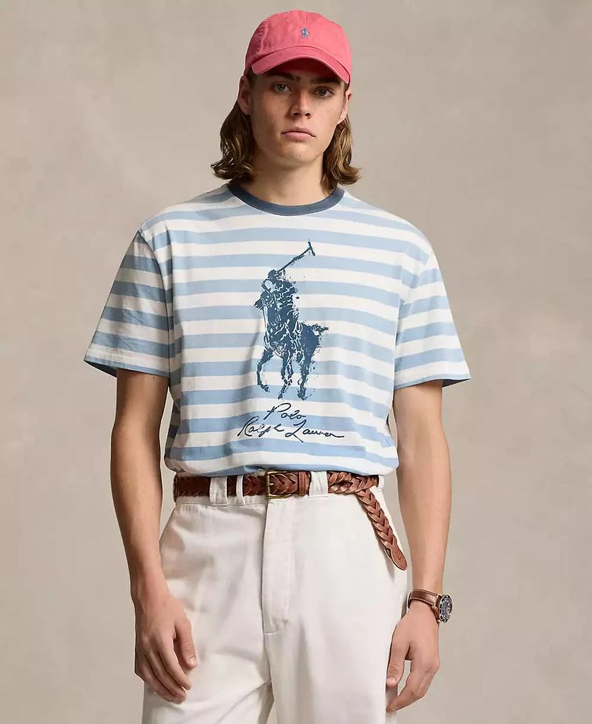 商品Ralph Lauren|Men's Classic-Fit Big Pony Jersey T-Shirt,价格¥235,第1张图片