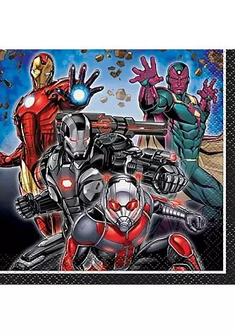 商品Unique|Avengers Beverage Napkins 16Ct,价格¥63,第1张图片
