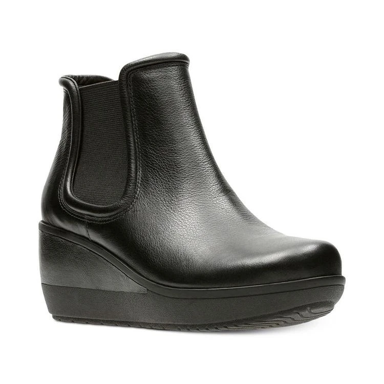 商品Clarks|Women's Wynnmere Mara Wedge Booties,价格¥561,第1张图片