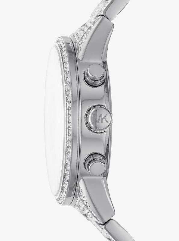 商品Michael Kors|Bryant Pavé Silver-Tone Watch,价格¥3675,第2张图片详细描述