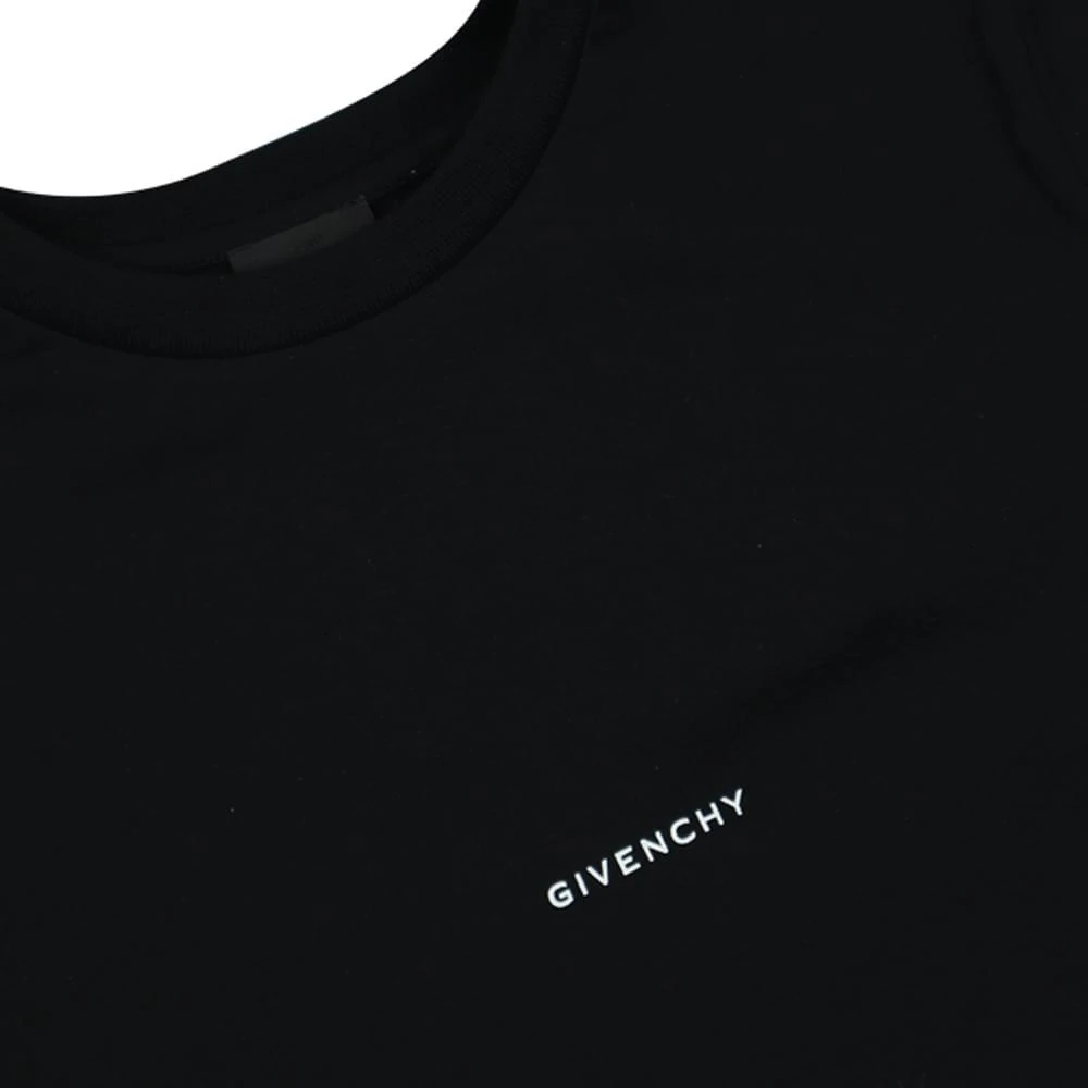 商品Givenchy|Small Logo Print Black T Shirt,价格¥494,第2张图片详细描述