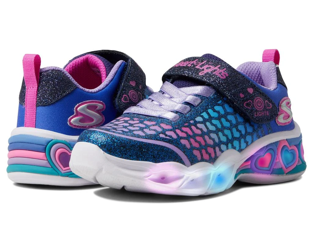 商品SKECHERS|Sport Lighted - Sweetheart Lights Lovely Colors 302312L (Little Kid/Big Kid),价格¥348,第1张图片