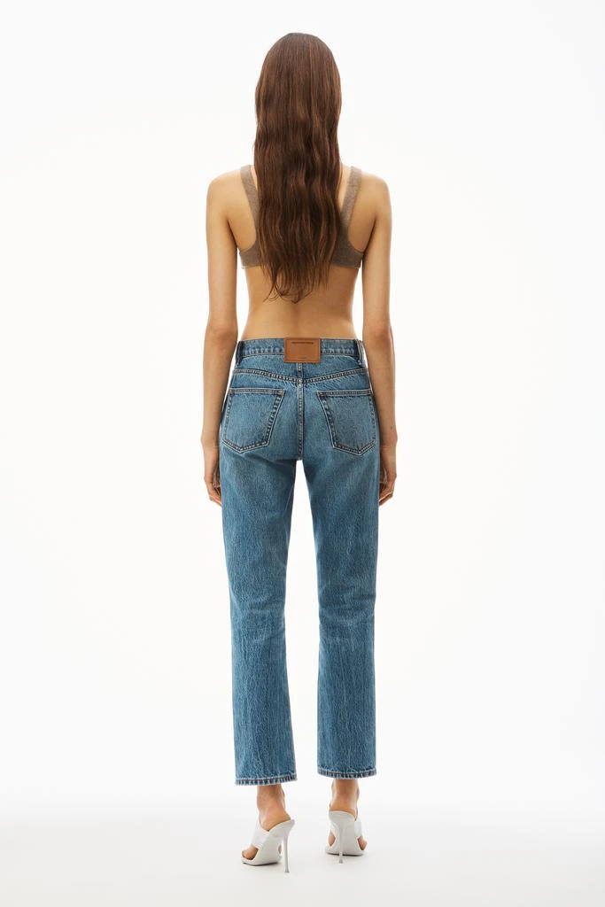 商品Alexander Wang|OG HIGH-RISE STOVEPIPE JEAN IN DENIM,价格¥2630,第5张图片详细描述