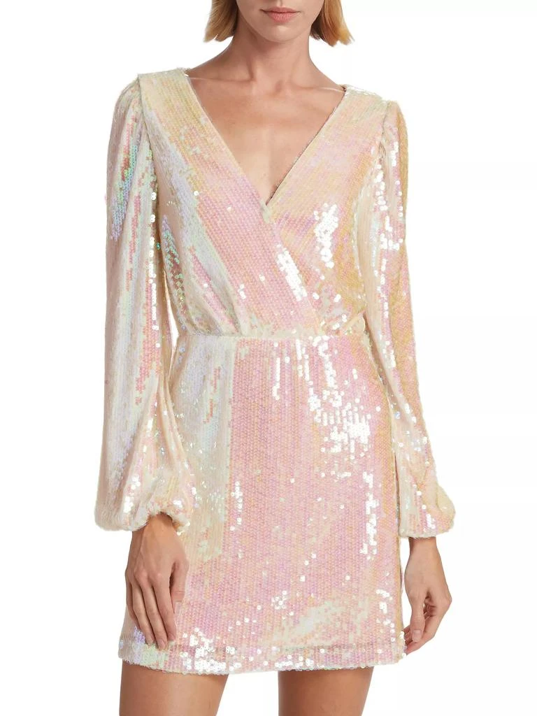 商品Wayf|Carrie Sequined Mini Dress,价格¥358,第3张图片详细描述