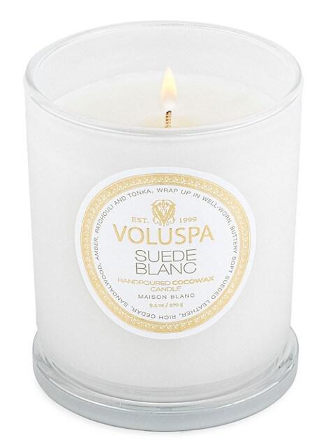 商品Voluspa|Suede Blanc Boxed Classic Candle,价格¥224,第5张图片详细描述