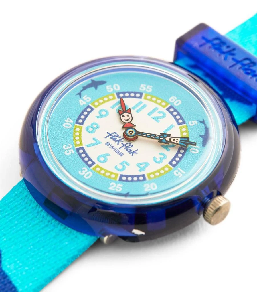 商品Flik Flak|Sharkasm Watch 31.85mm,价格¥296,第3张图片详细描述