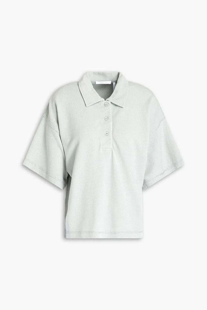 商品Helmut Lang|Waffle-knit cotton-blend polo shirt,价格¥421,第3张图片详细描述