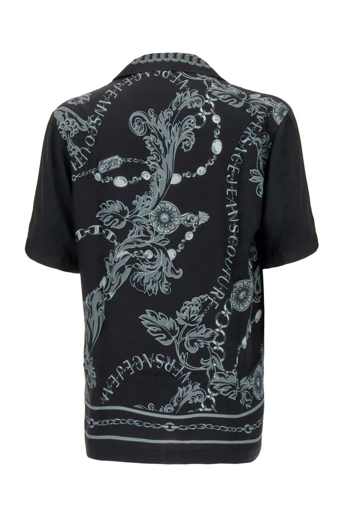 商品Versace|Versace Jeans Couture Chain Couture Printed Short-Sleeved Shirt,价格¥1565,第2张图片详细描述