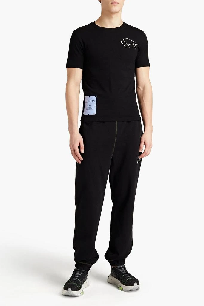 商品Alexander McQueen|Slim-fit embroidered cotton-jersey T-shirt,价格¥732,第2张图片详细描述