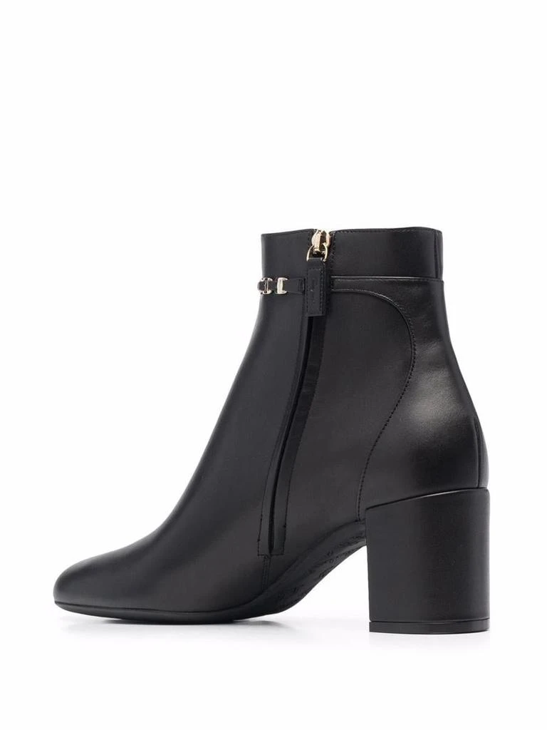 商品Salvatore Ferragamo|FERRAGAMO Vara Chain leather boots,价格¥3582,第4张图片详细描述