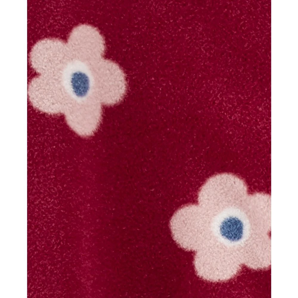 商品Carter's|Baby Girls Floral 2-Way Zip Fleece Sleep & Play Footed Coverall,价格¥120,第2张图片详细描述