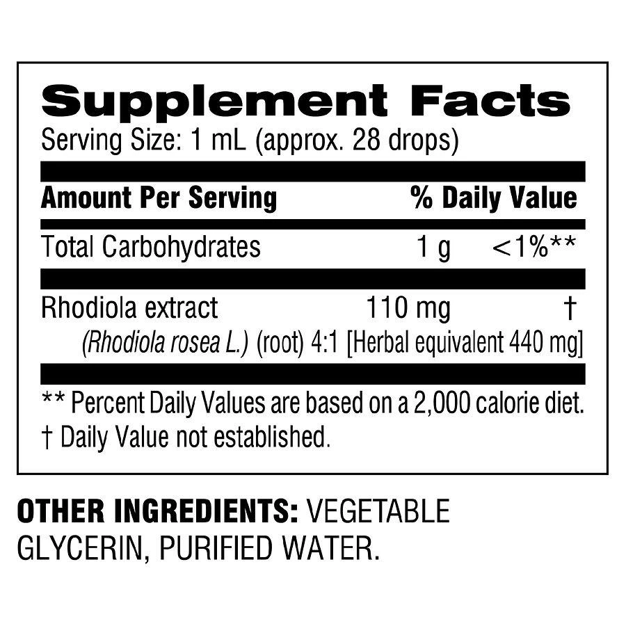商品Botanic Choice|Rhodiola Root Liquid Extract,价格¥90,第2张图片详细描述