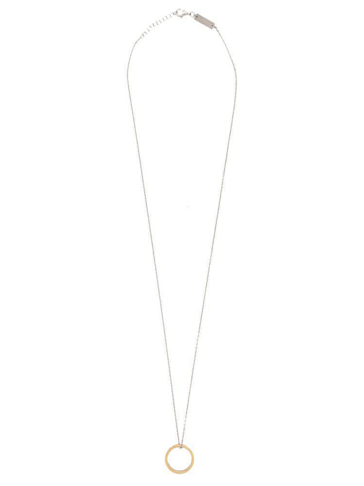 商品MAISON MARGIELA|Maison Margiela Ring-Pendant Detailed Necklace,价格¥2524,第1张图片