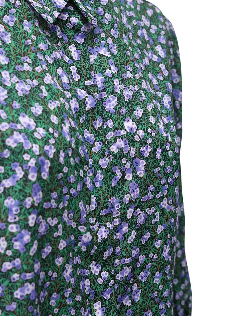 商品Rokh|Floral Print Shirt W/ Pleated Sleeves,价格¥2588,第2张图片详细描述